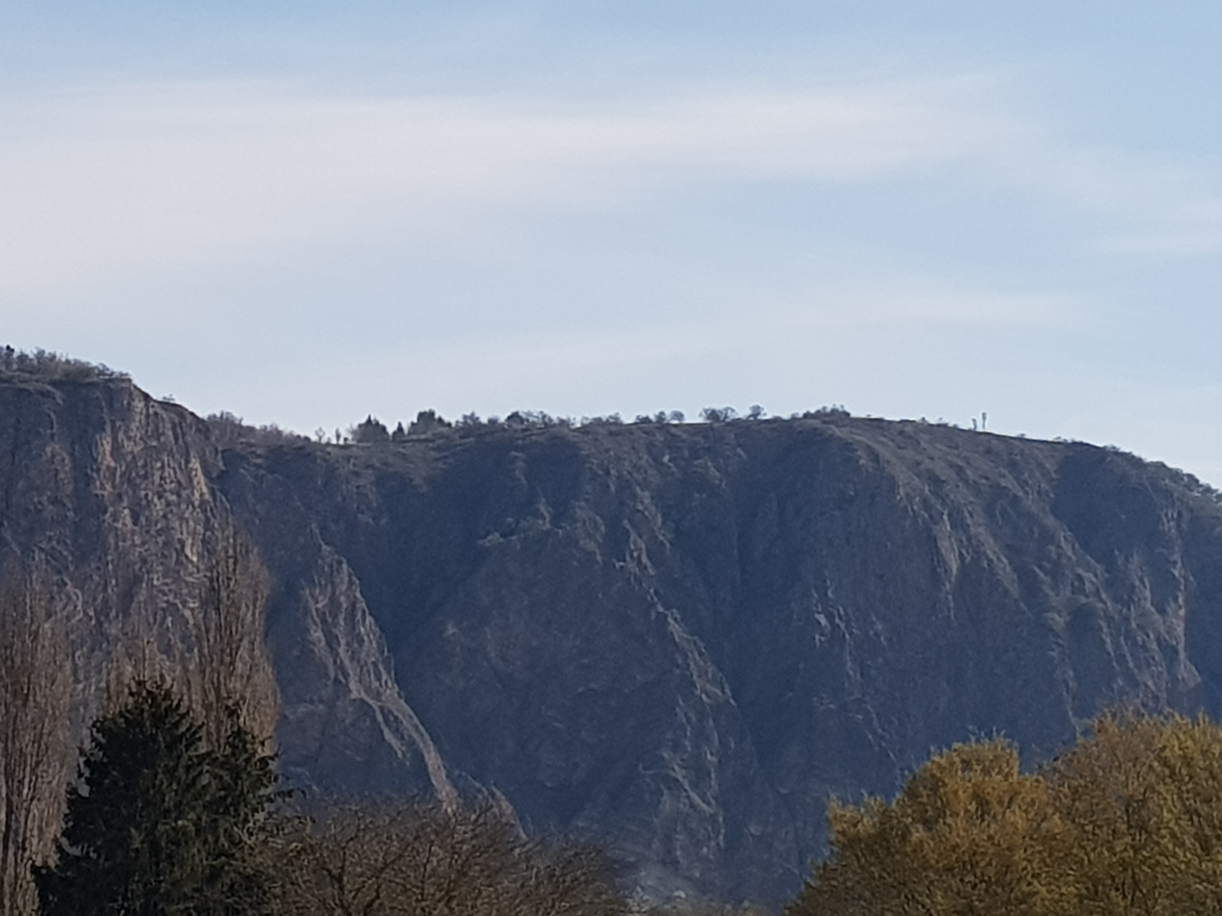 Der Rotenfels bei Norheim